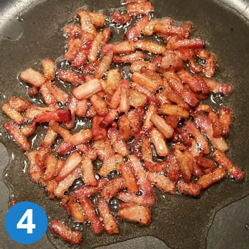 carbonara-guanciale-rosolato guanciale di maiale rosolato e croccante